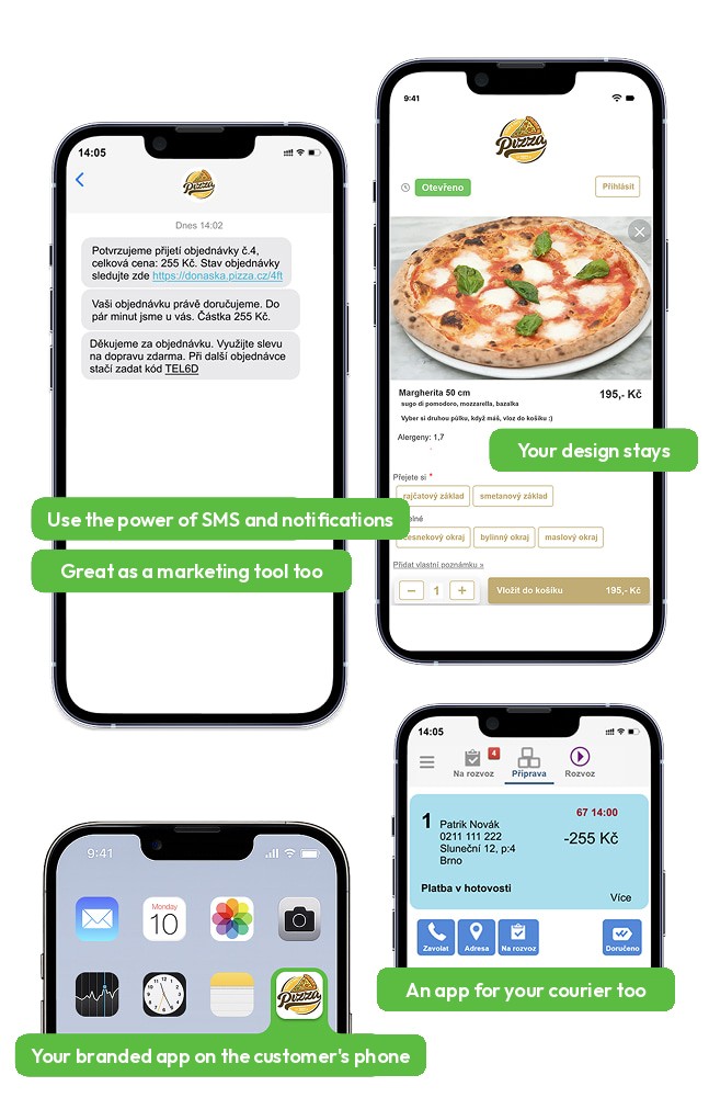 Handling online orders in the Delivery module