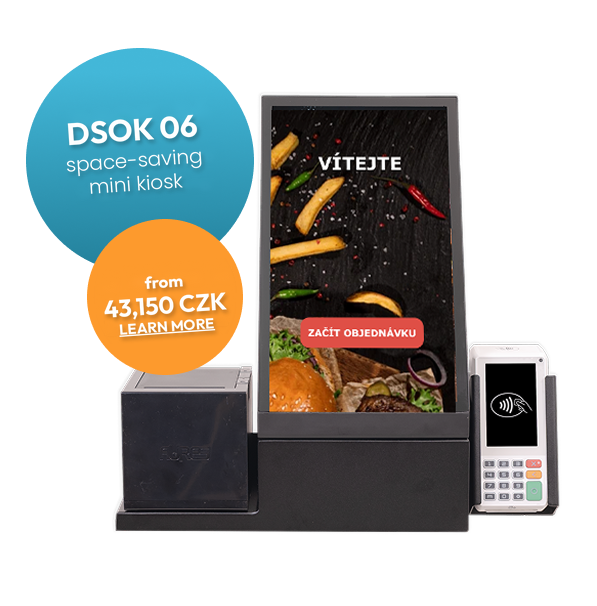 DSOK 06 space-saving mini kiosk, from 43,150 CZK