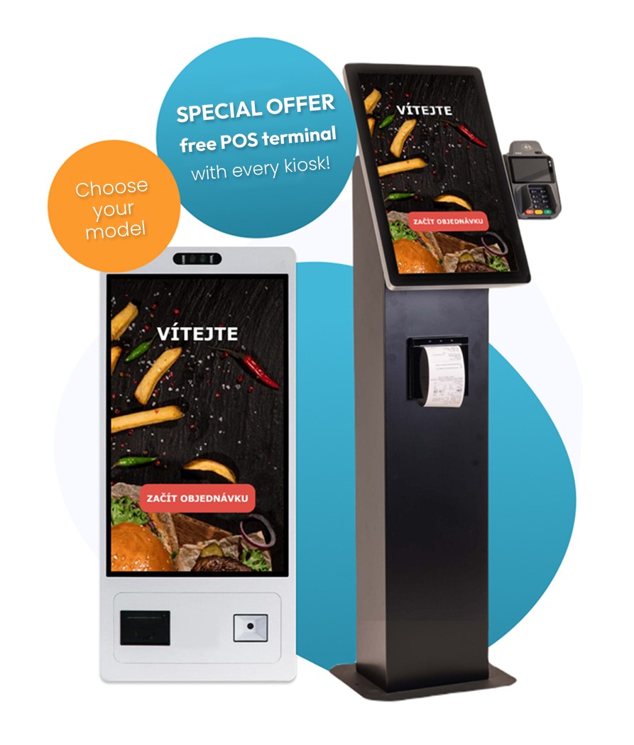iKelp self-service kiosks: special offer, free POS terminal with every kiosk