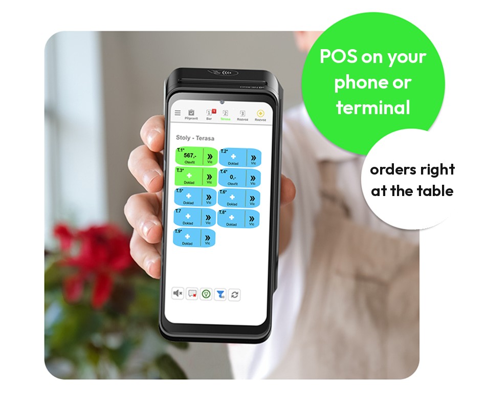 iKelp mobile waiter - POS on your phone or terminal, orders right at the table