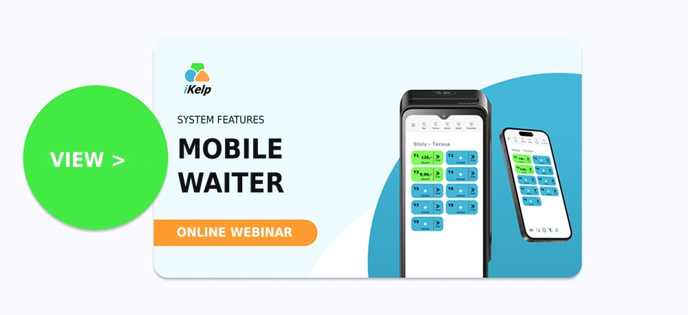 Online webinar on iKelp system features: Mobile waiter