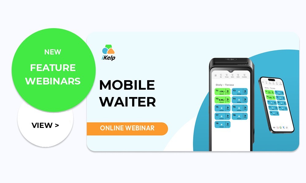 New: feature webinars - mobile waiter online webinar