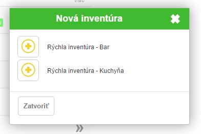 Nová inventúra - Rýchla inventúra Nová inventúra - Rýchla inventúra